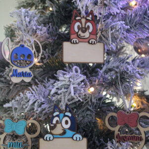 Ornements de Noël en bois